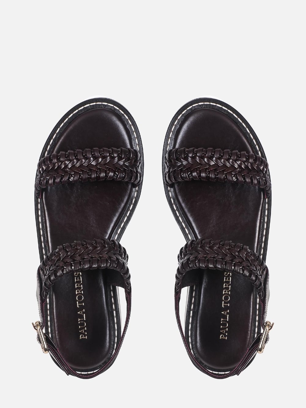 FLATFORM DE COURO ISA WINE MACRAMÊ