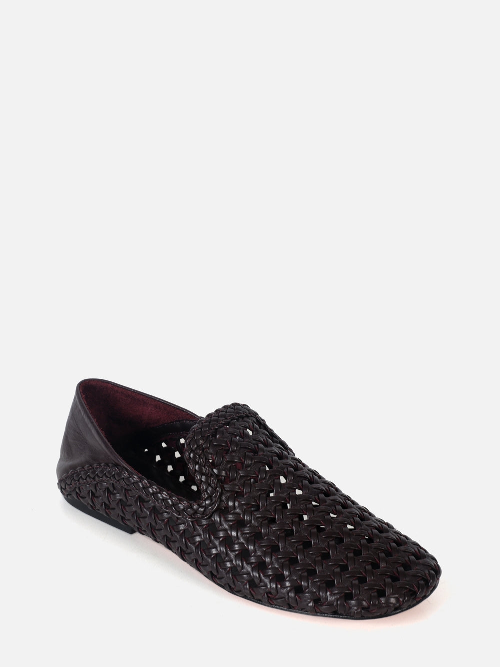 MOCASSIM DE COURO TEODORA WINE TRESSE