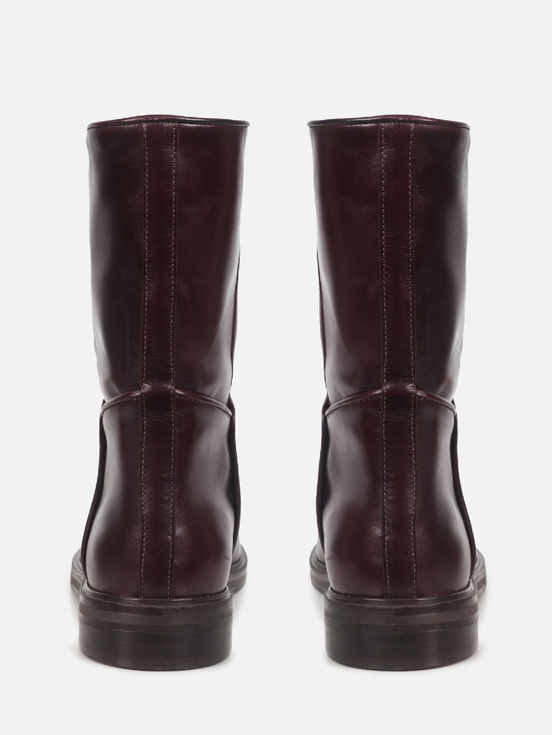 BOTA DE COURO TEODORA WINE CANO MÉDIO