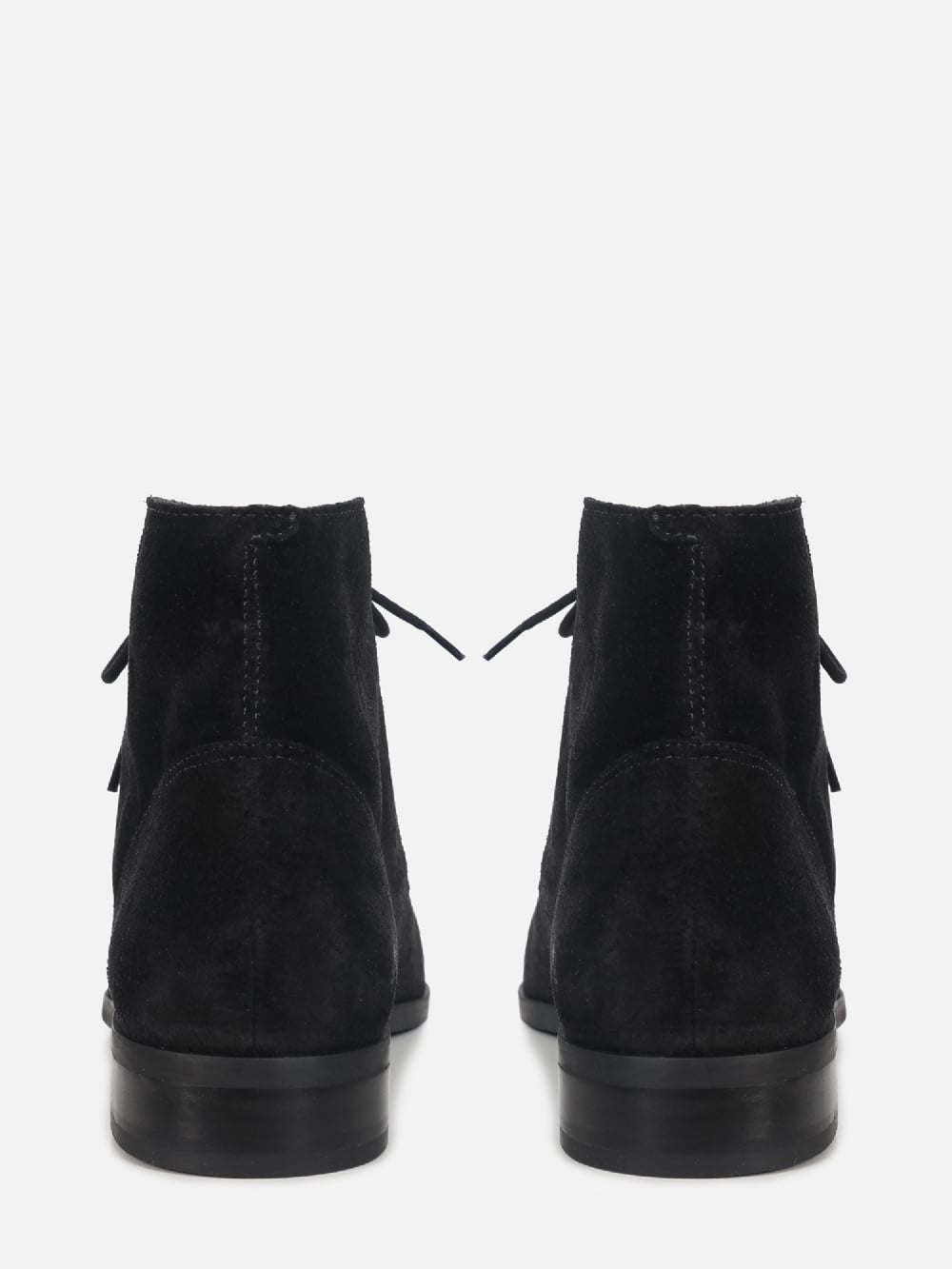 BOTA DE CAMURÇA OLIVIA PRETO CANO BAIXO