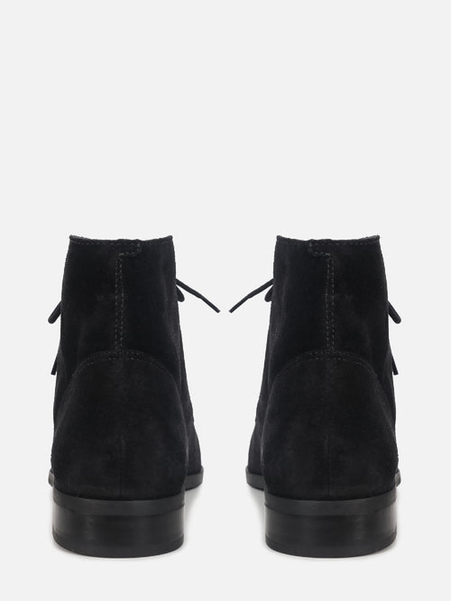 BOTA DE CAMURÇA OLIVIA PRETO CANO BAIXO
