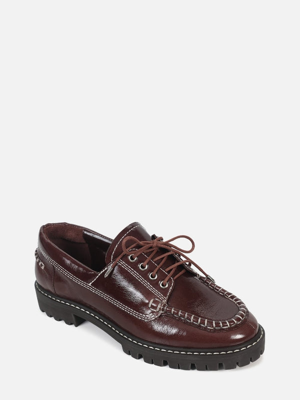 MOCASSIM DE COURO MAVIE PINHÃO BOAT SHOE