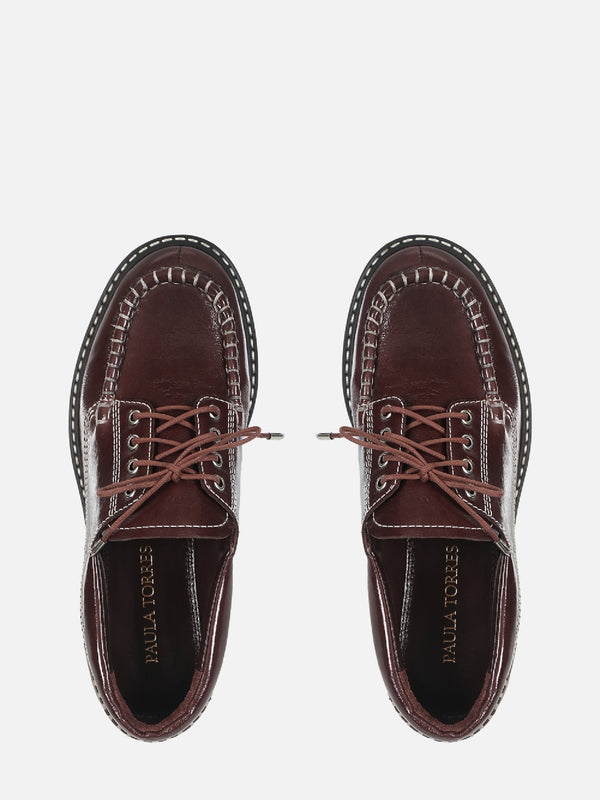 MOCASSIM DE COURO MAVIE PINHÃO BOAT SHOE
