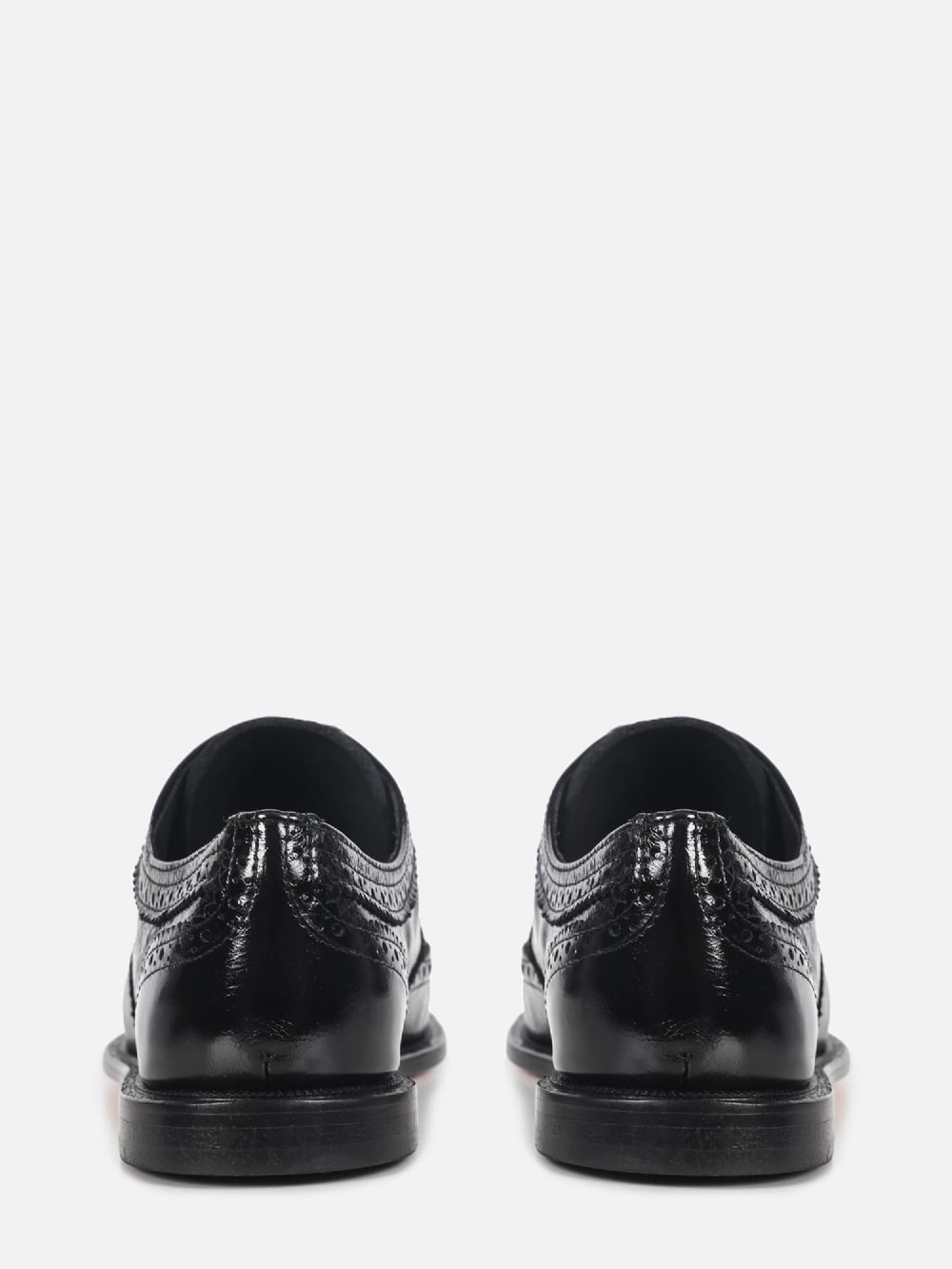 OXFORD DE COURO OLIVIA PRETO BROGUE