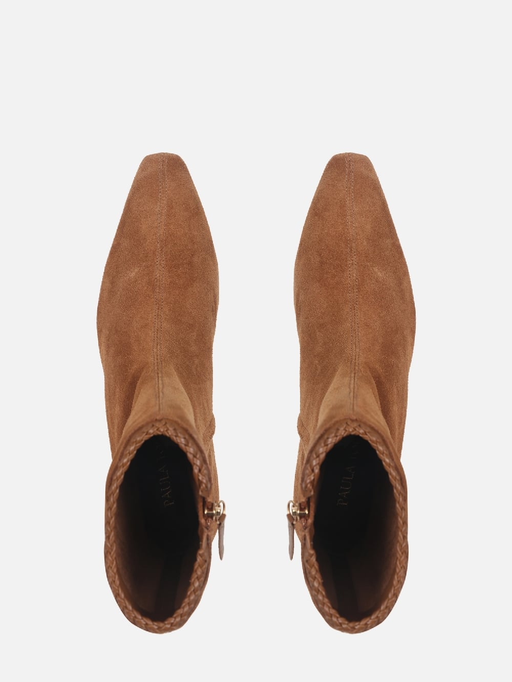BOTA DE CAMURÇA MAITE CANELA SALTO BAIXO