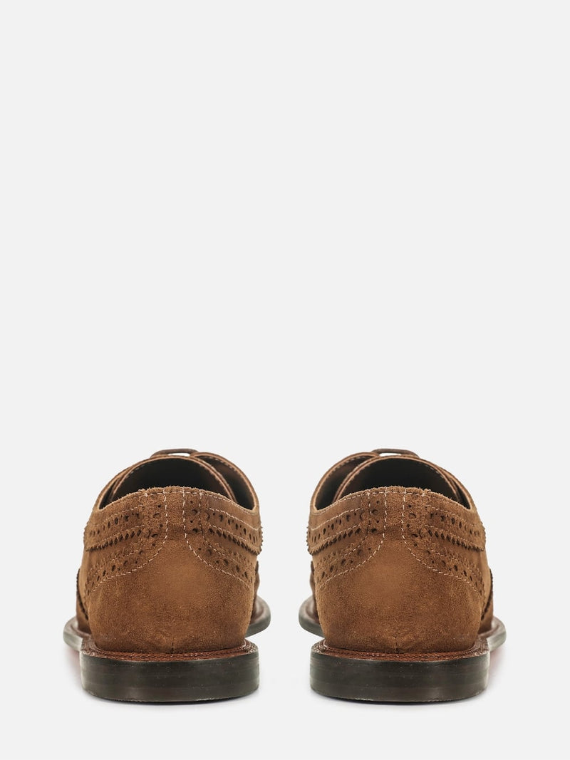 OXFORD DE CAMURÇA OLIVIA CANELA BROGUE