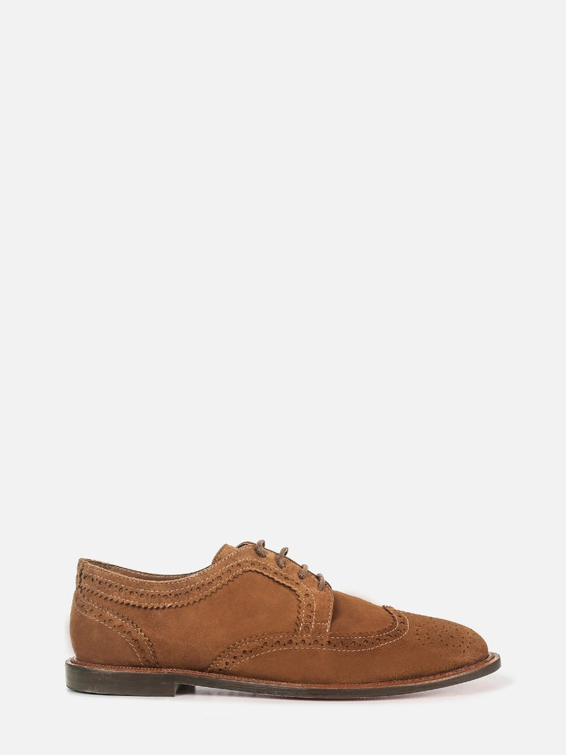 OXFORD DE CAMURÇA OLIVIA CANELA BROGUE