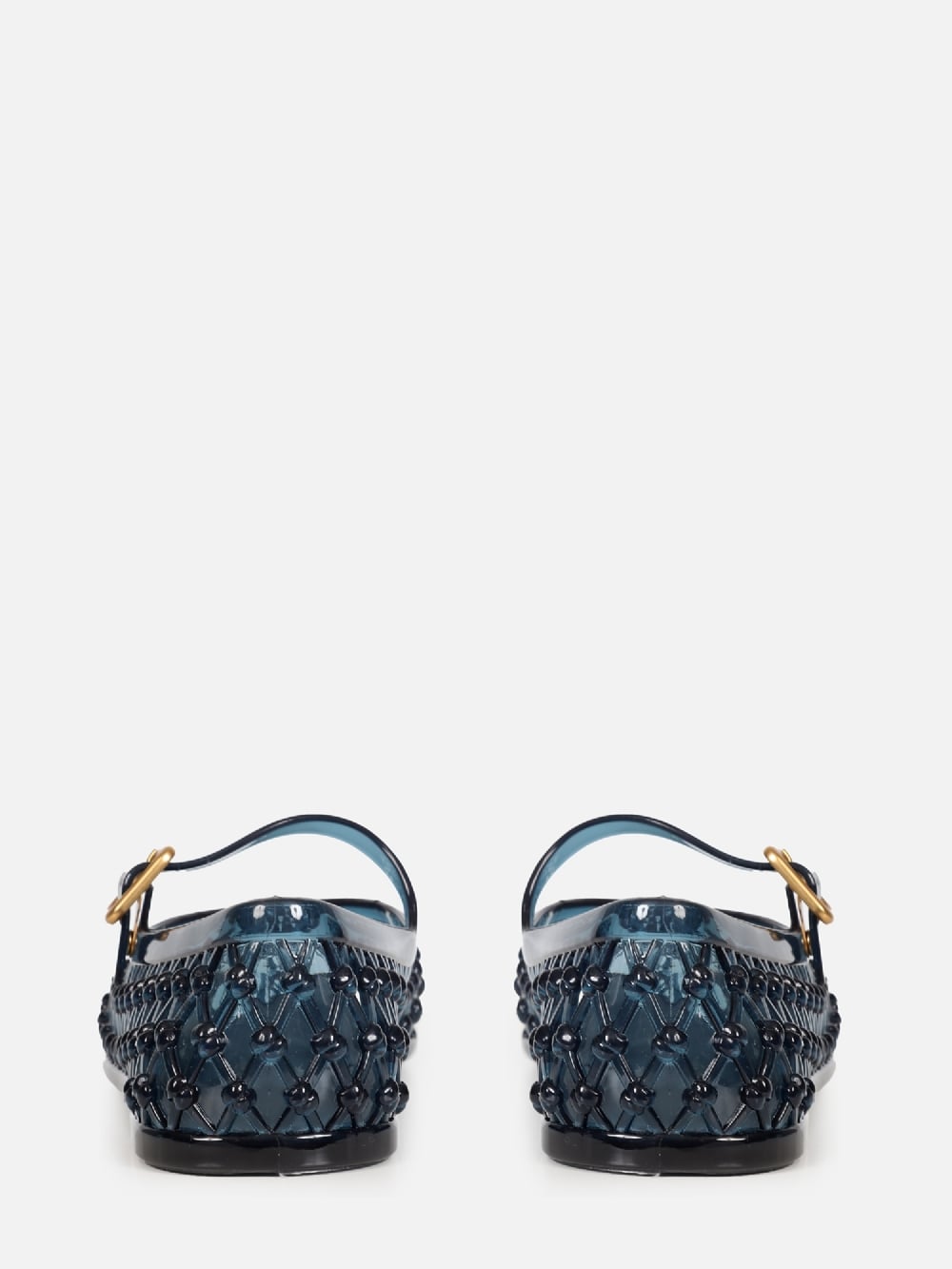 SAPATILHA LARA JELLY DARK BLUE BICO REDONDO FIVELA