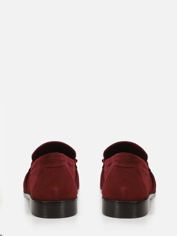 MOCASSIM DE CAMURÇA ELEONOR BURGUNDY