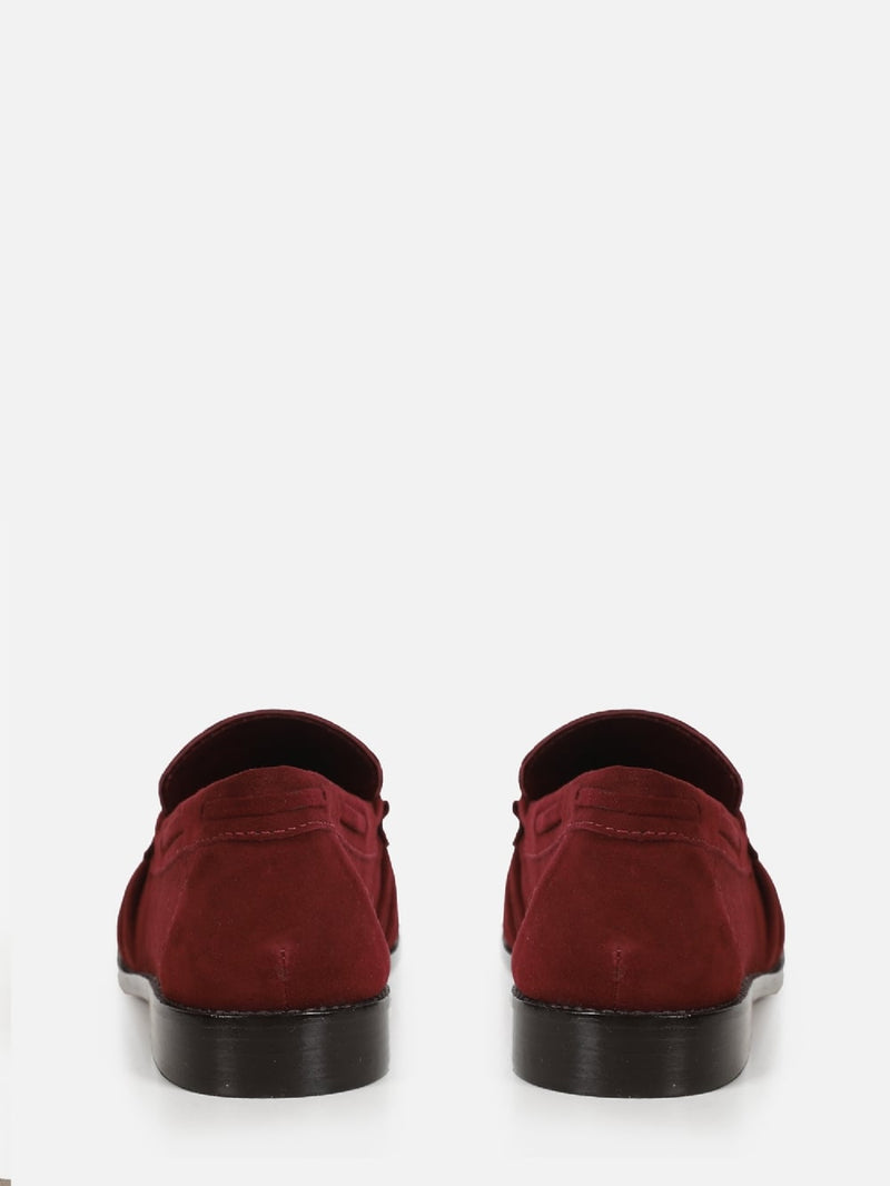 MOCASSIM DE CAMURÇA ELEONOR BURGUNDY