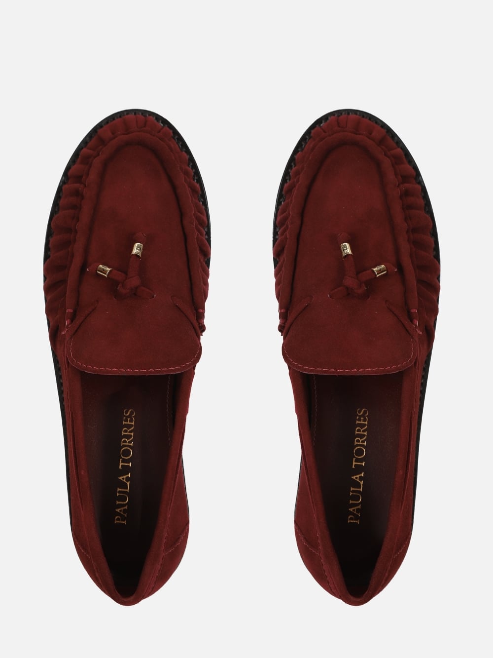 MOCASSIM DE CAMURÇA ELEONOR BURGUNDY