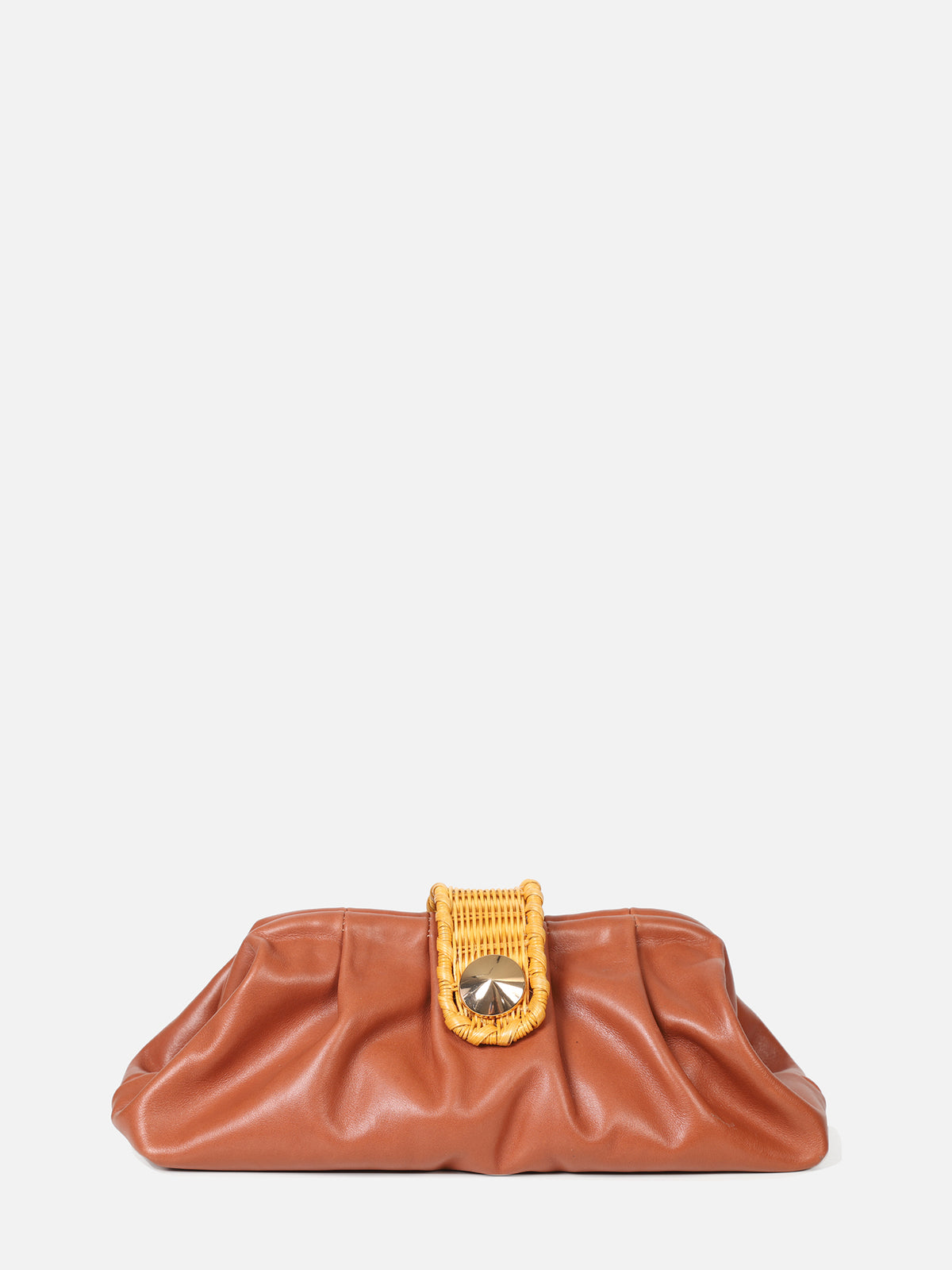 BOLSA ANNE EM COURO CARAMELO