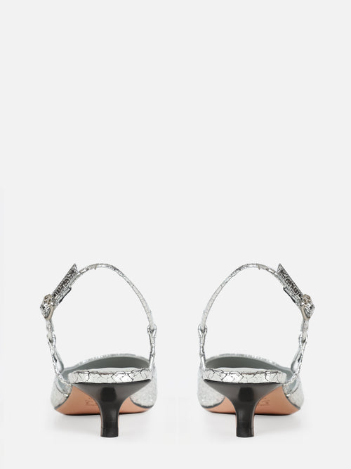 SCARPIN DUO CRAQUELE PRATA