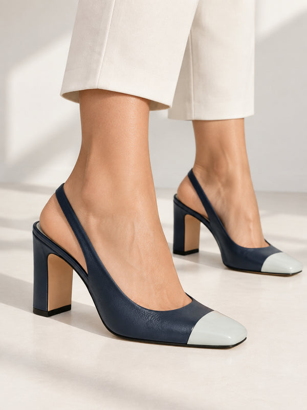 scarpin dualite AZUL MARINHO