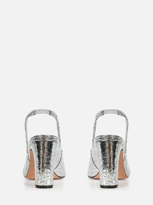 scarpin dualite craquele PRATA