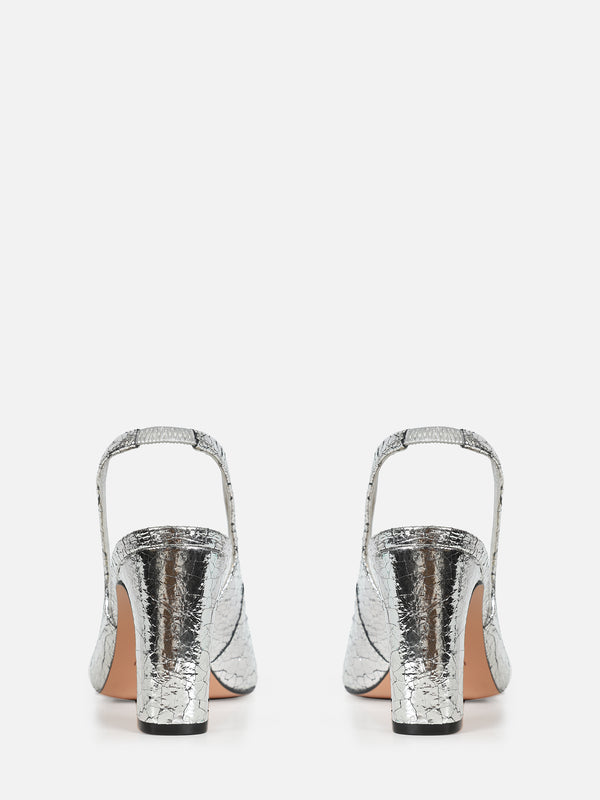 scarpin dualite craquele PRATA