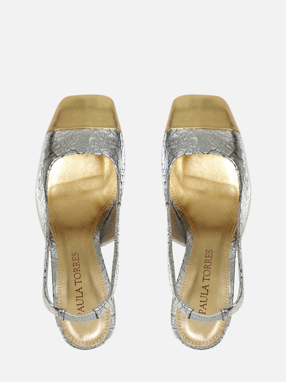 scarpin dualite craquele PRATA