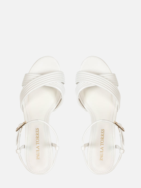 sandália harper 90 OFF WHITE