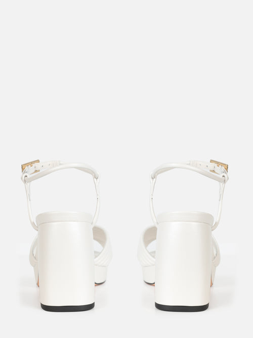 sandália harper 90 OFF WHITE