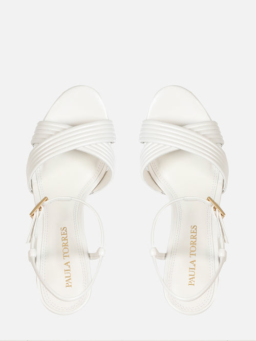 sandália harper max 110 OFF WHITE