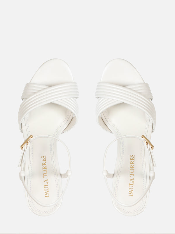 sandália harper max 110 OFF WHITE