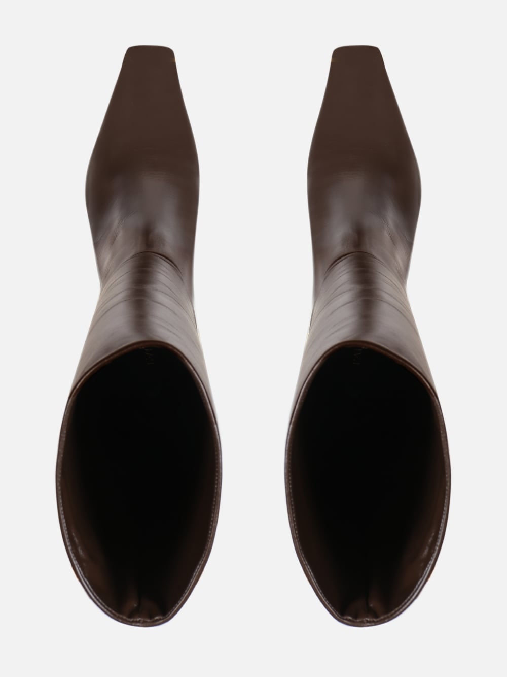BOTA DE COURO MARICI CAFÉ CANO ALTO